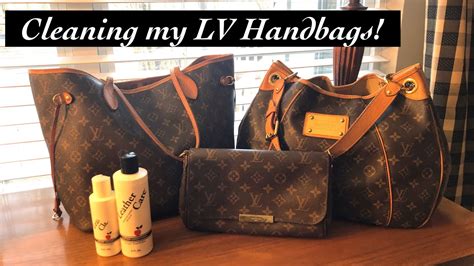 cleaning louis vuitton canvas bag.